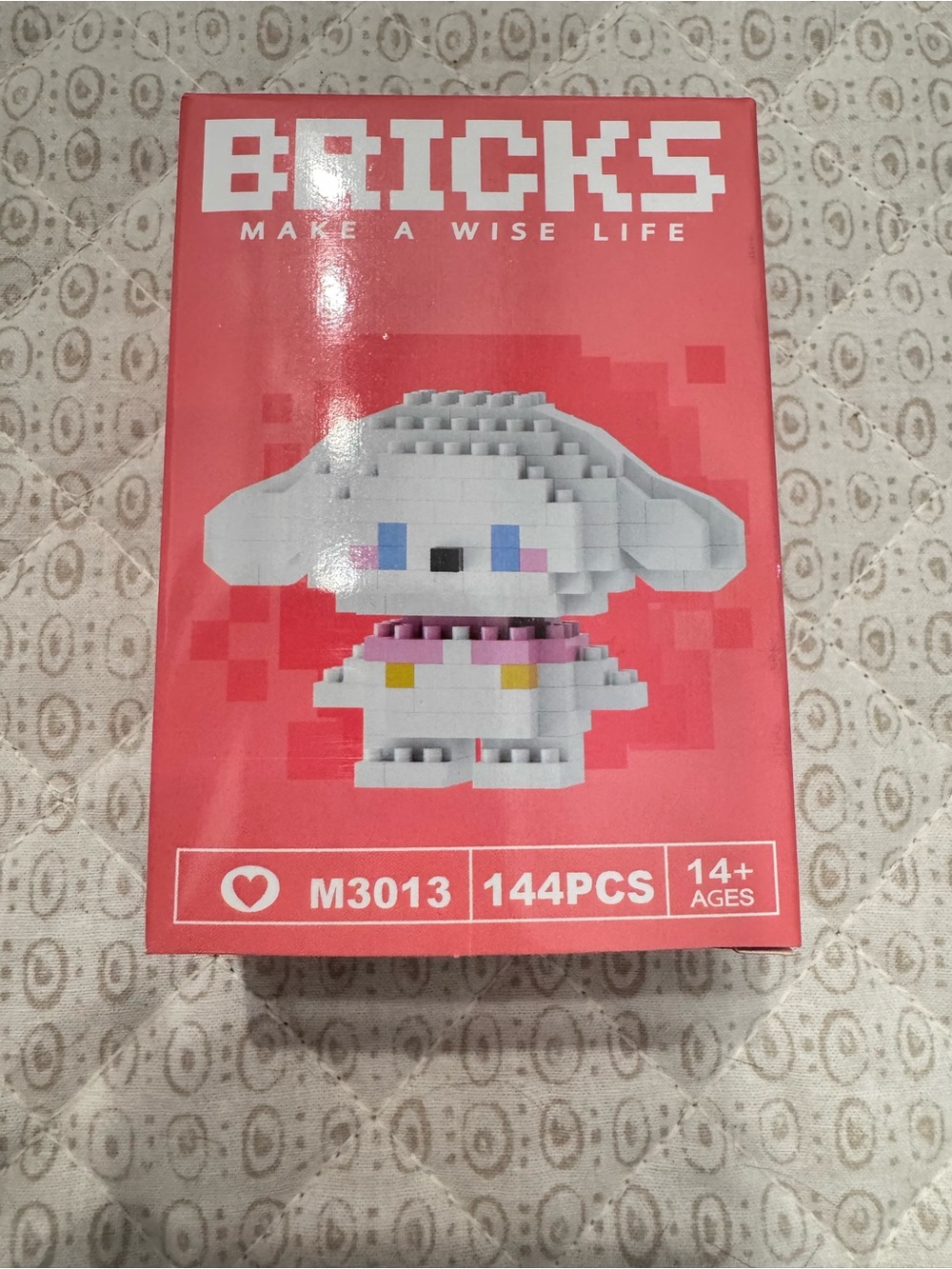 BRICKS Sanrio Cinnamoroll building Block Set - 144 pieces